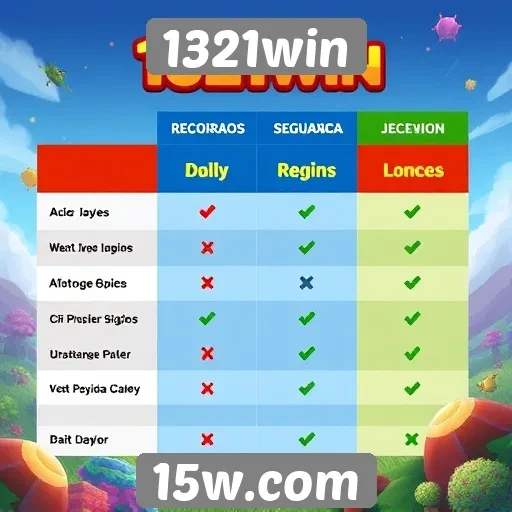 Comparação entre o 1321win e outras plataformas de jogos